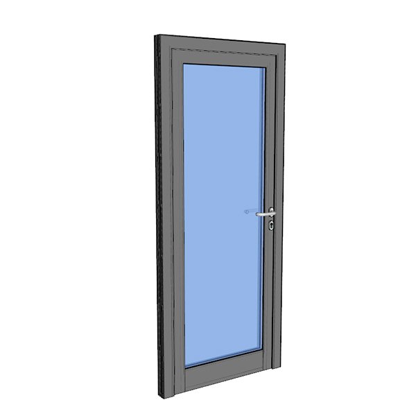 Aluminium Glass Hinged Door