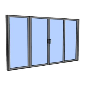 4-Panel Sliding Door