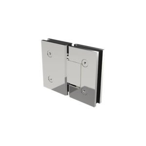 180 Degree Glass to Glass hinge Chrome